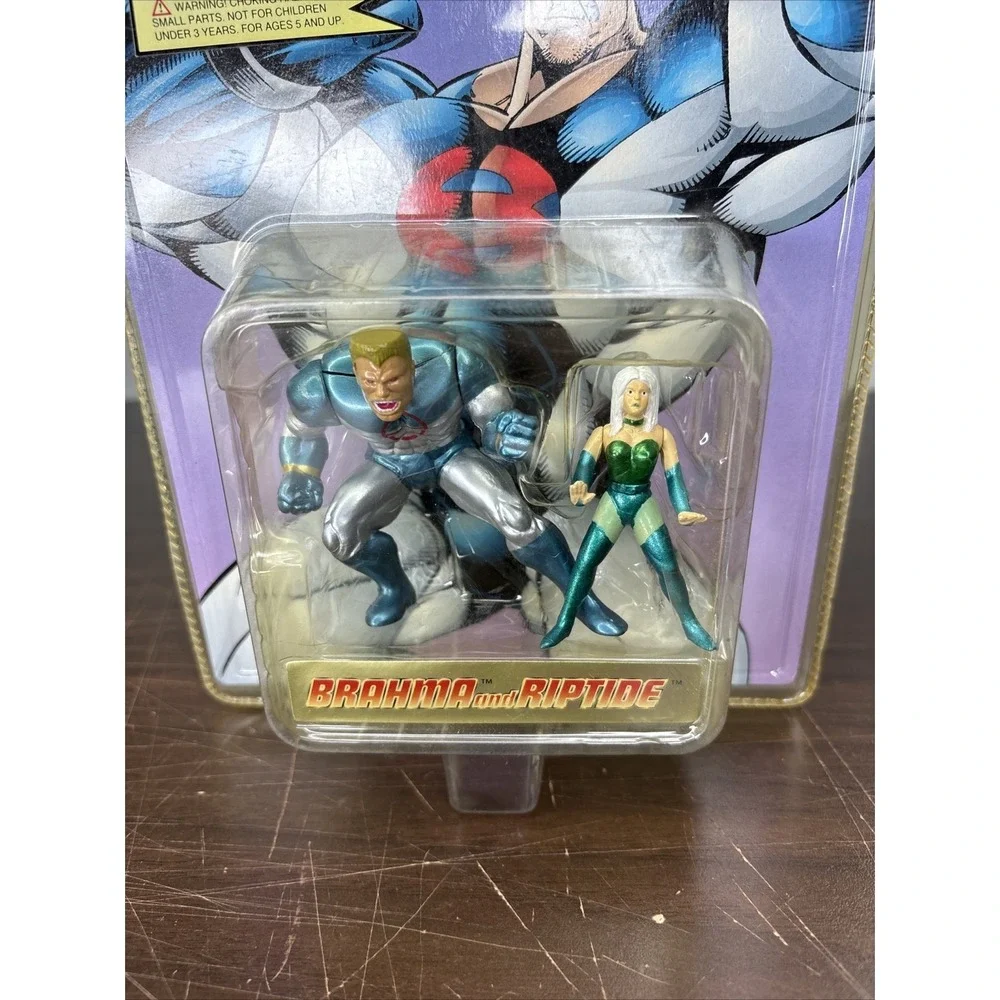Youngblood Brahma & Riptide Mini Figures - New In Package‎ - 1995 Placo Toys